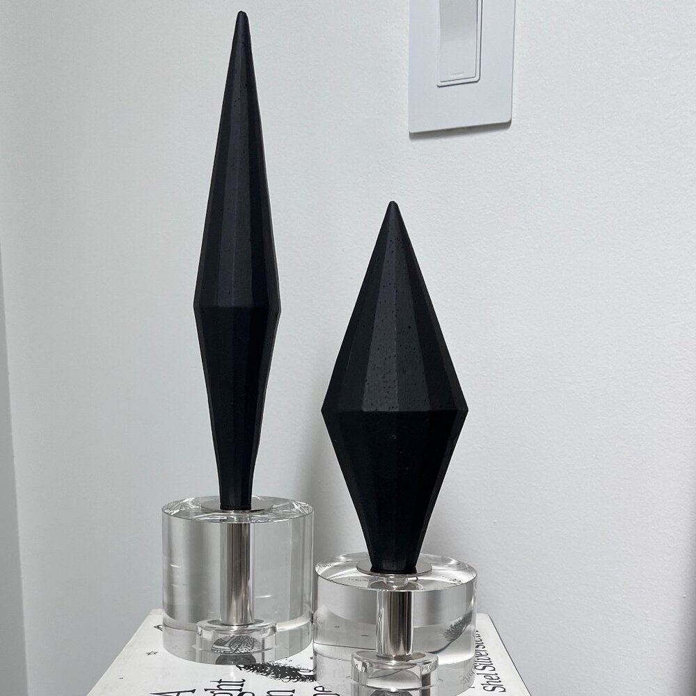 Uttermost Alize Black Sculptures Set of 2